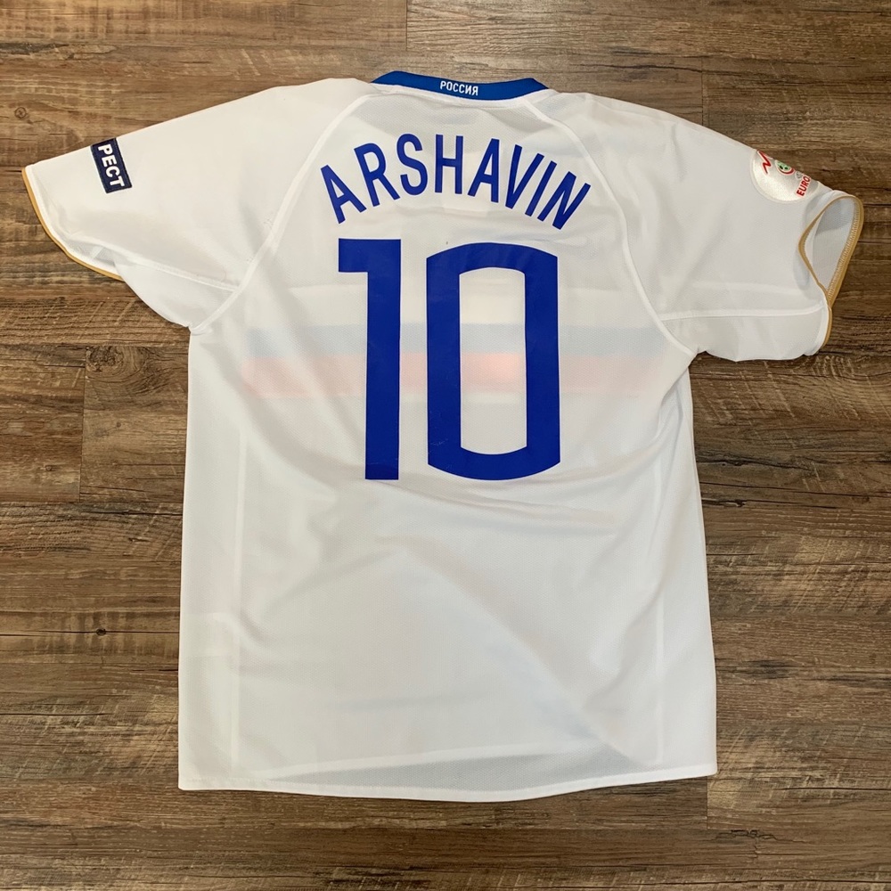 Nike Euro 2008 Russia Andreu Arshavin Jersey